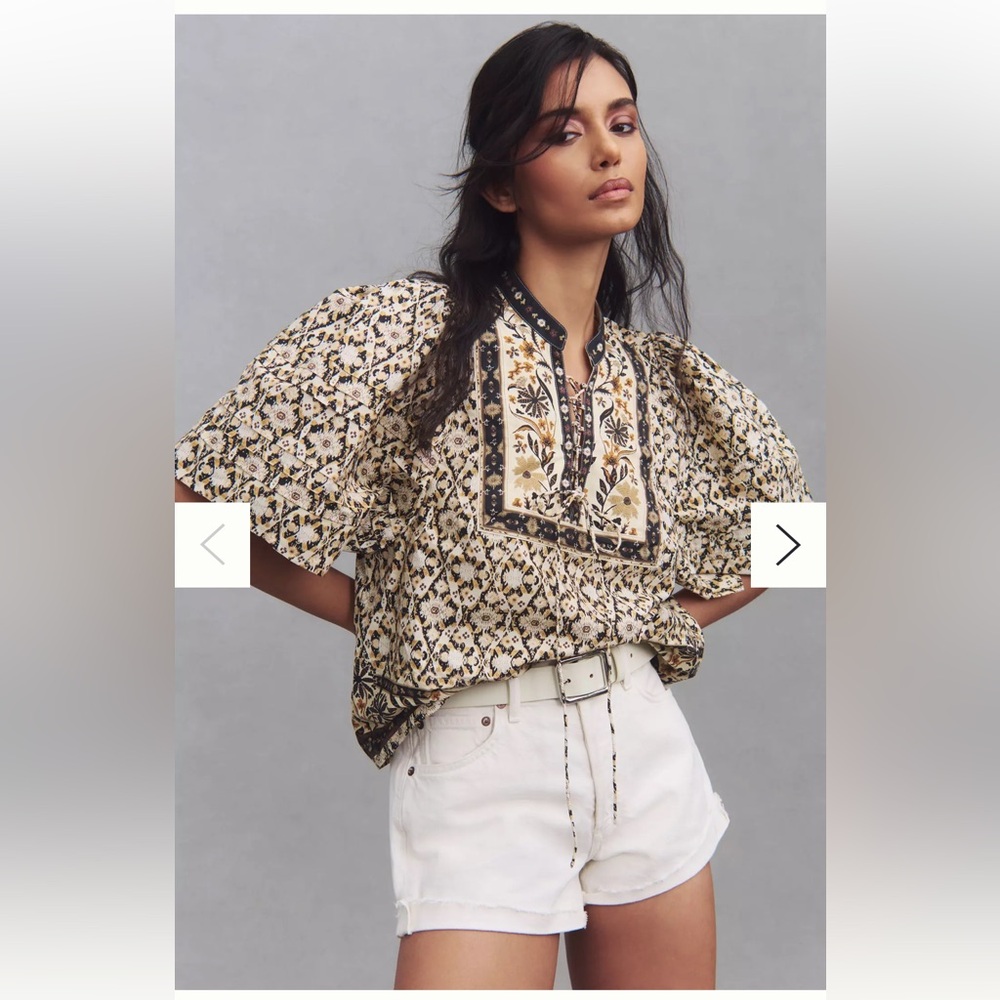 Anthropologie blouse size small
